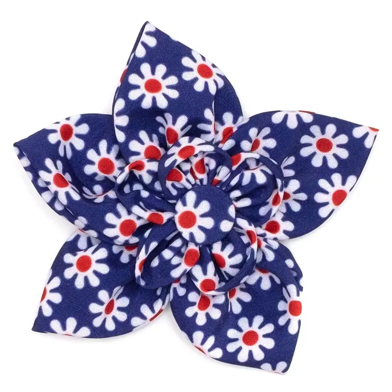 Daisies Dog Collar Flower