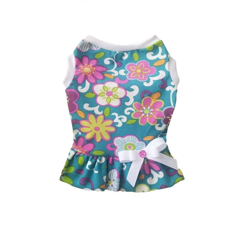 Flower Power Tank Dog Dress