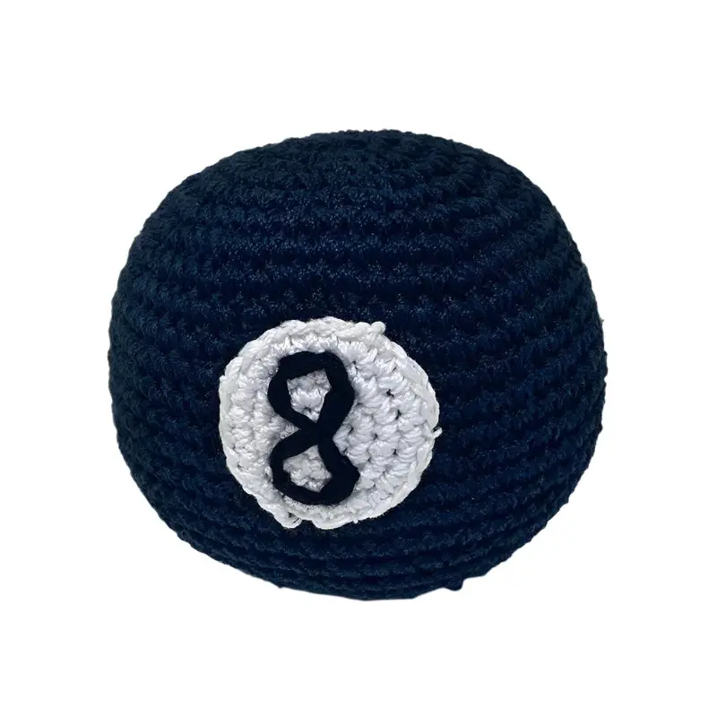 8-Ball Crochet Dog Toy