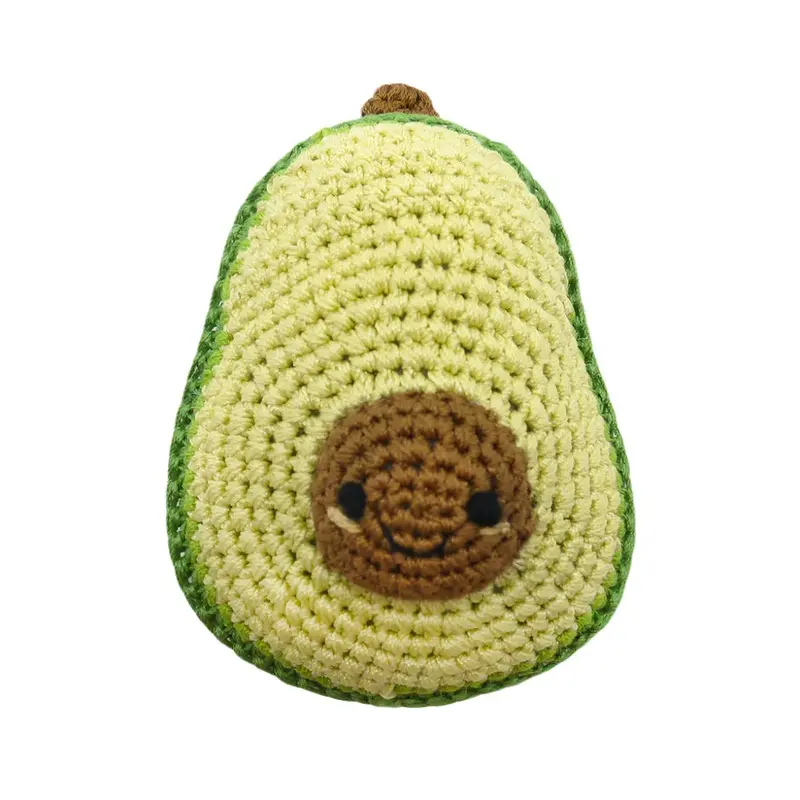 Avocado Crochet Dog Toy