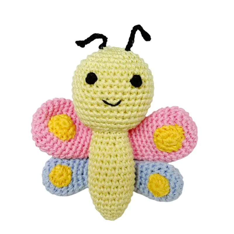 Butterfly Crochet Dog Toy