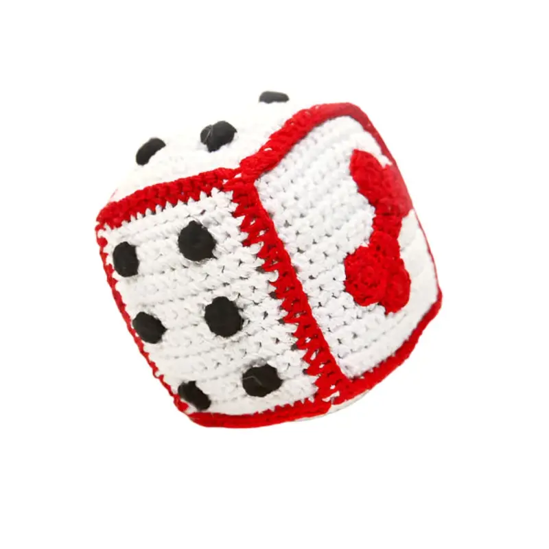 Dice Crochet Dog Toy