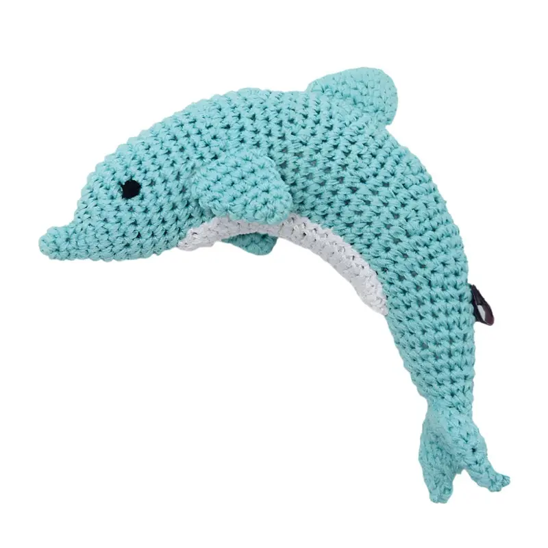 Dolphin Crochet Dog Toy