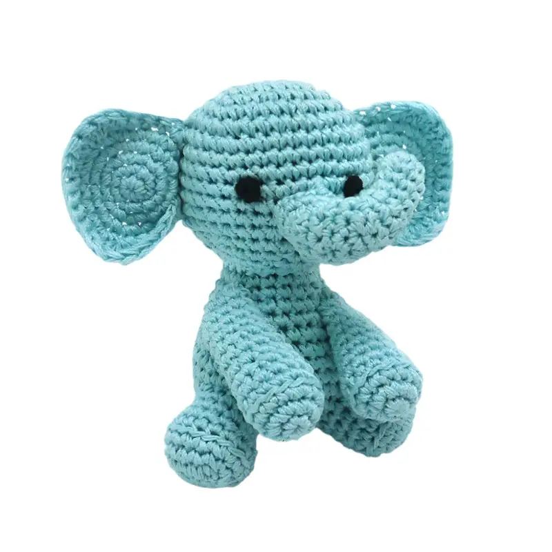 Elephant Doll Crochet Dog Toy