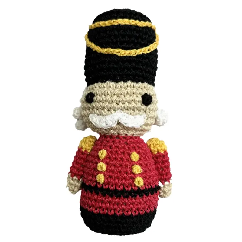Nutcracker Crochet Dog Toy