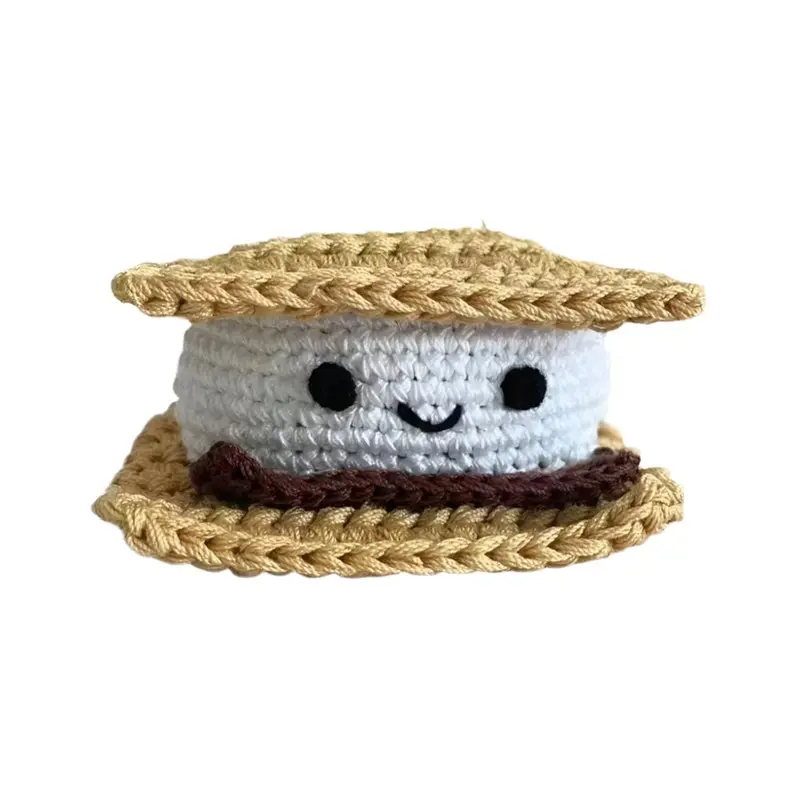 S'more Crochet Dog Toy