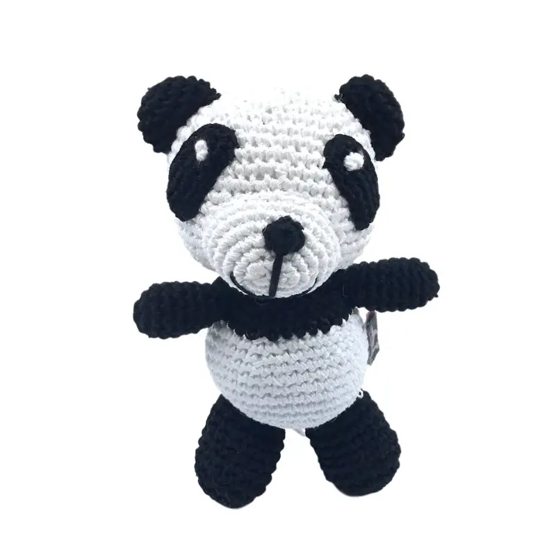 Panda Crochet Dog Toy