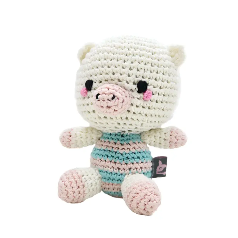 Pig Doll Crochet Dog Toy