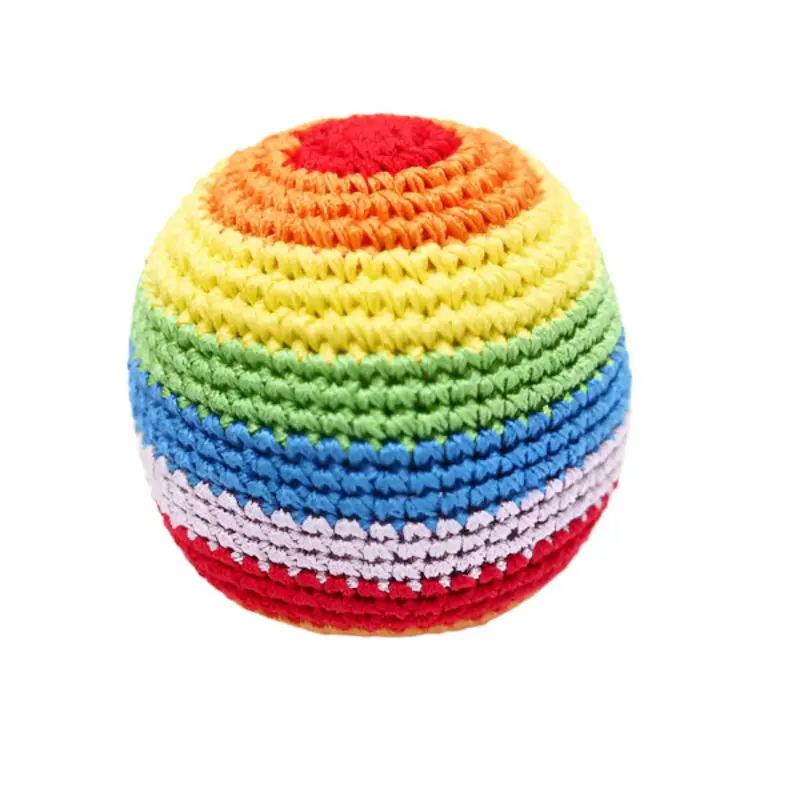 Rainbow Ball Crochet Dog Toy