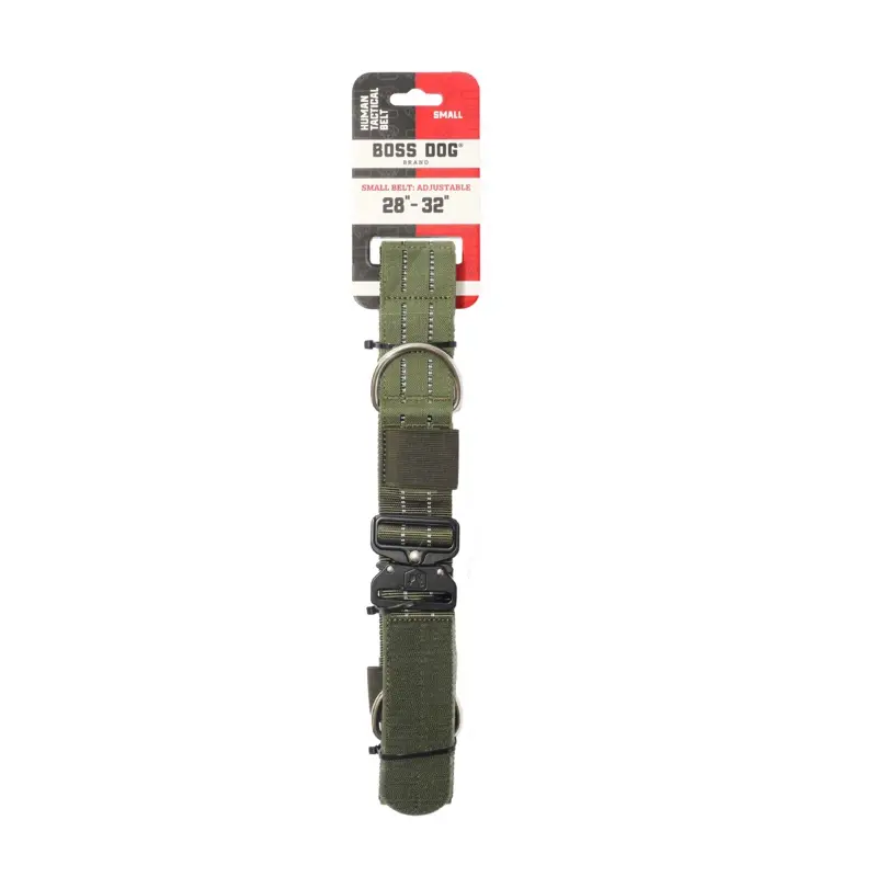 Boss Dog Human Boss Tactical Utility "Dog Walker" Belt Green SM (28-32in waist)