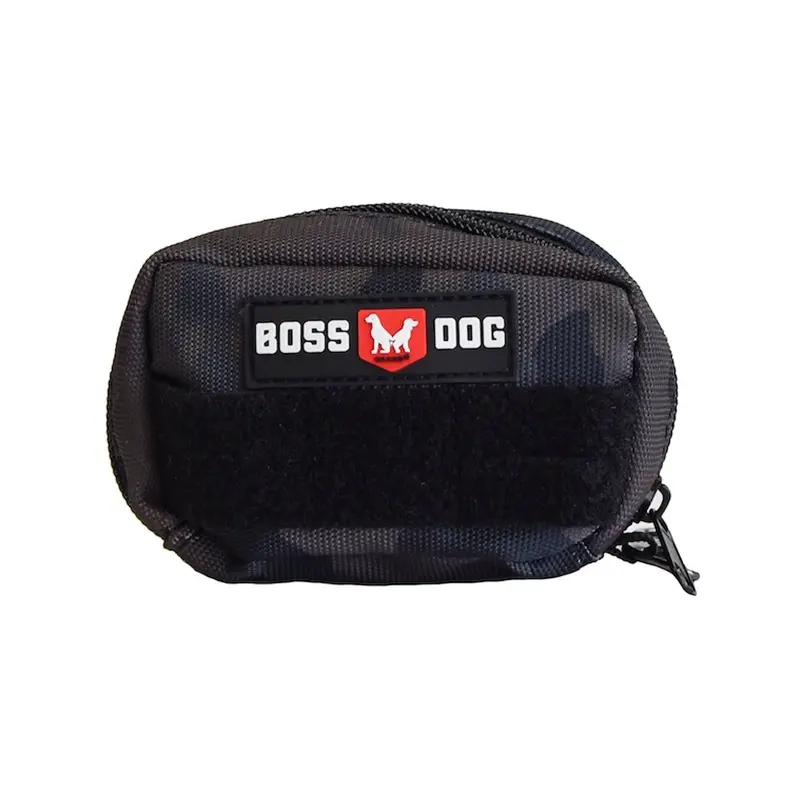 Boss Dog Tactical Molle Harness Bag Black Camo LG