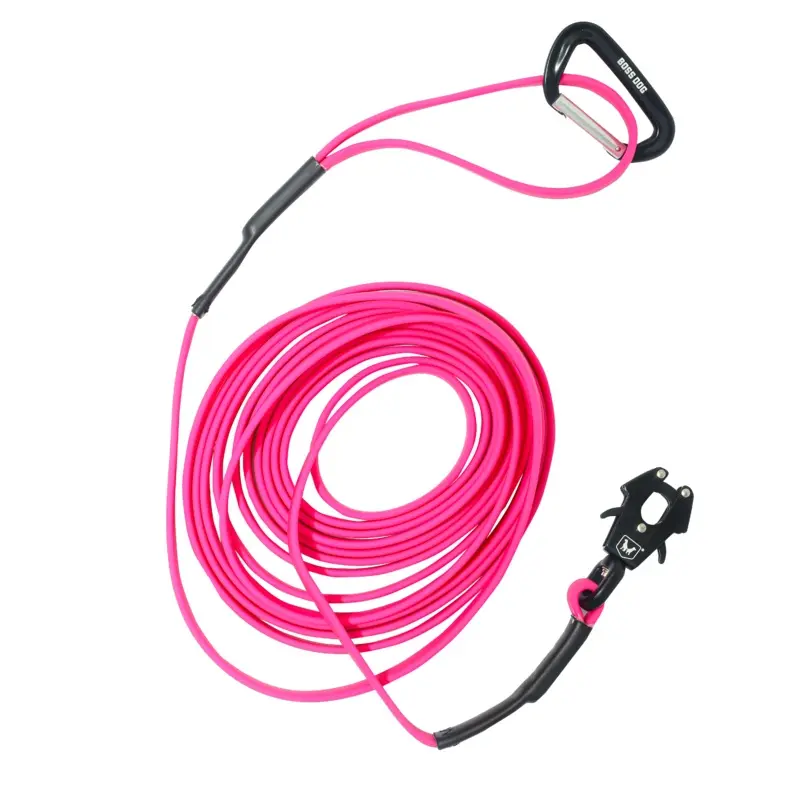 Boss Dog Tactical TPU Dog Leash Hot Pink 20ft