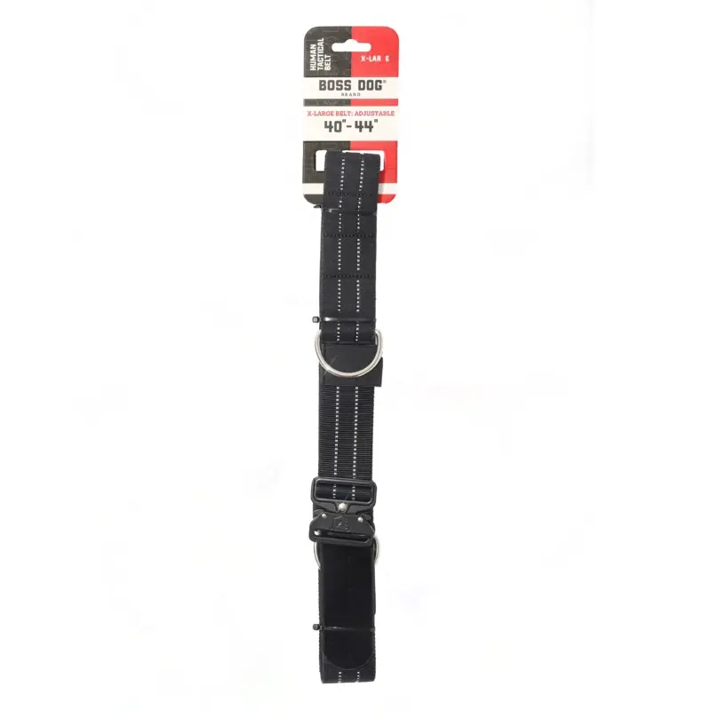 Boss Dog Human Boss Tactical Utility "Dog Walker" Belt Black XL (40-44in waist)