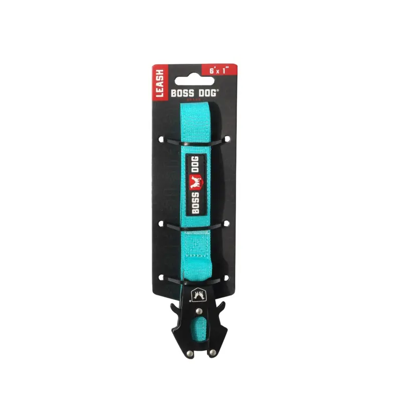 Boss Dog Tactical Dog Leash Teal 6ft