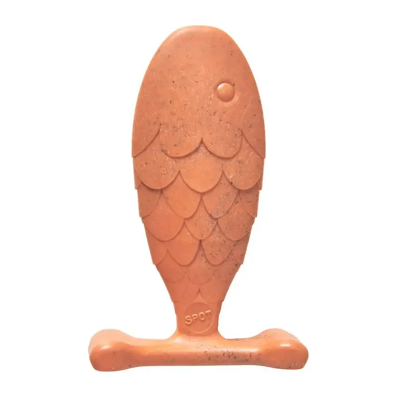 Bam-Bone Fish Salmon Dog Toy 5.5in