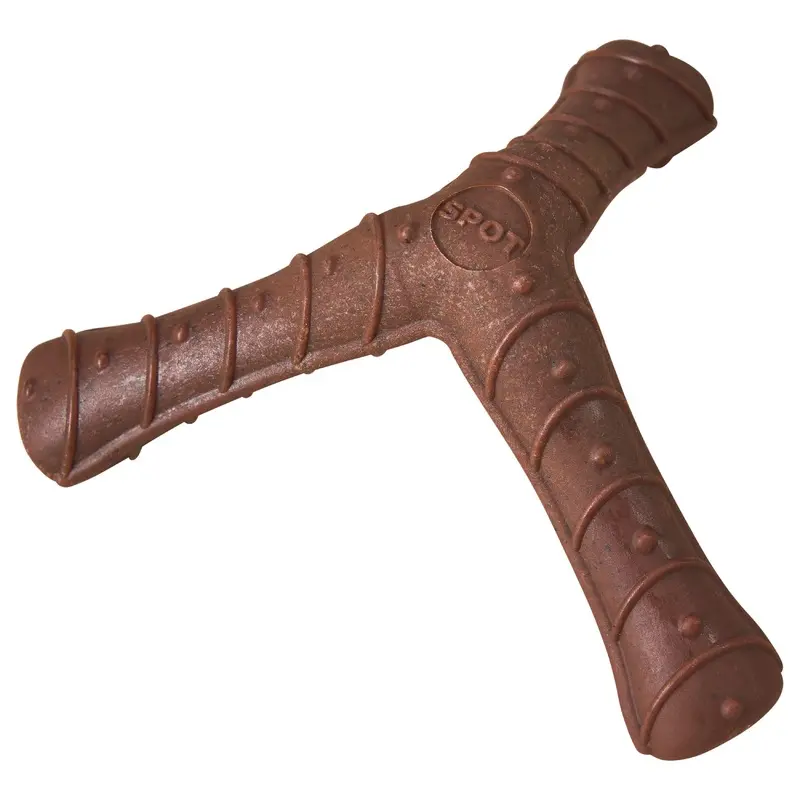 Bam-Bone + Tripod Dog Toy Bison 5in