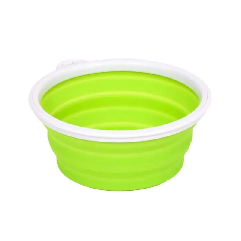 Bamboo Silicone Travel Dog Bowl Assorted, 1ea/1 Cup