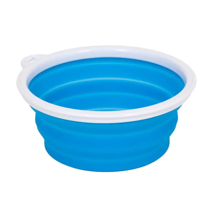 Bamboo Silicone Travel Dog Bowl Assorted, 1ea/3 Cups