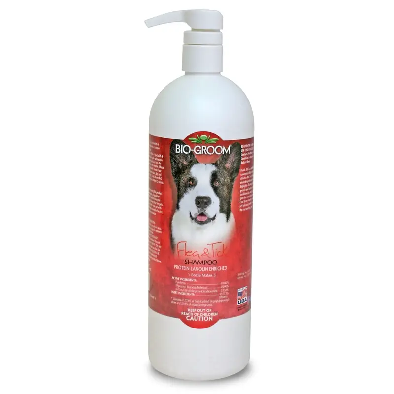 Bio Groom Flea & Tick Shampoo for Dogs 1 qt