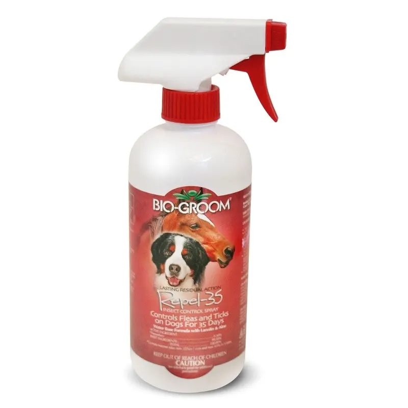 Bio Groom Repel-35 Flea and Tick Spray for Dogs 16 fl. oz