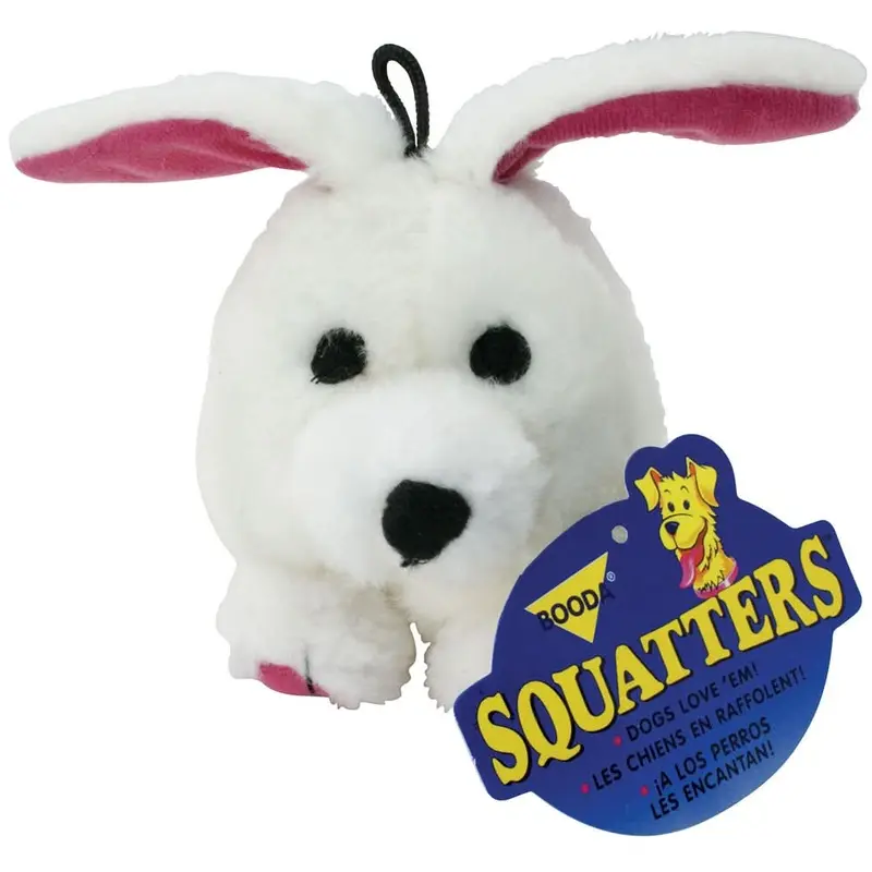 Booda Squatter Dog Toy Rabbit MD