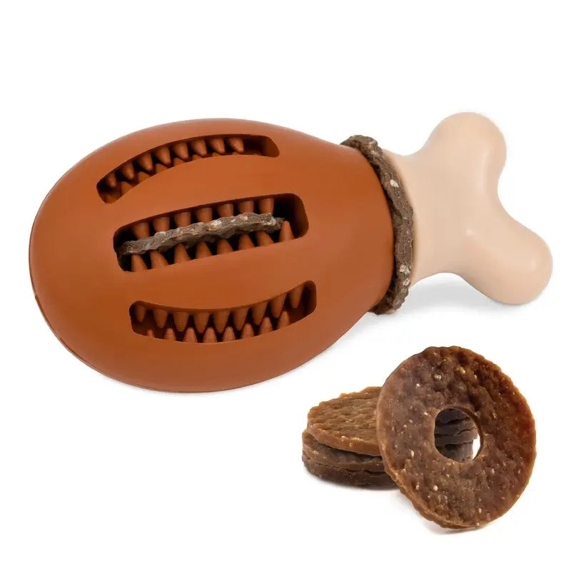 Busy Buddy Chompin' Chicken Treat Holding Dog Toy SM/MD