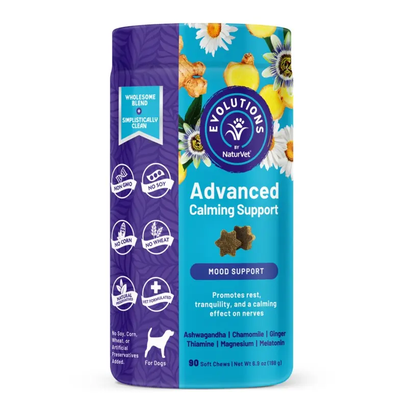 Evolutions by NaturVet Advanced Calming Mood Support Soft Chews 90ct