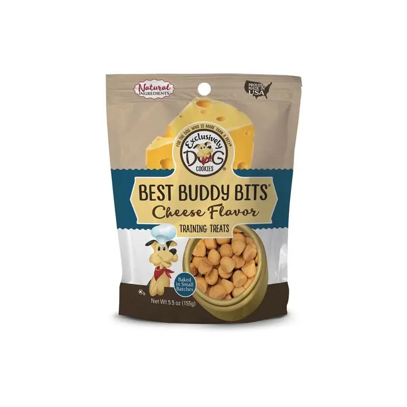 Exclusively Pet Best Buddy Bits Dog Treats Cheese 5.5 oz