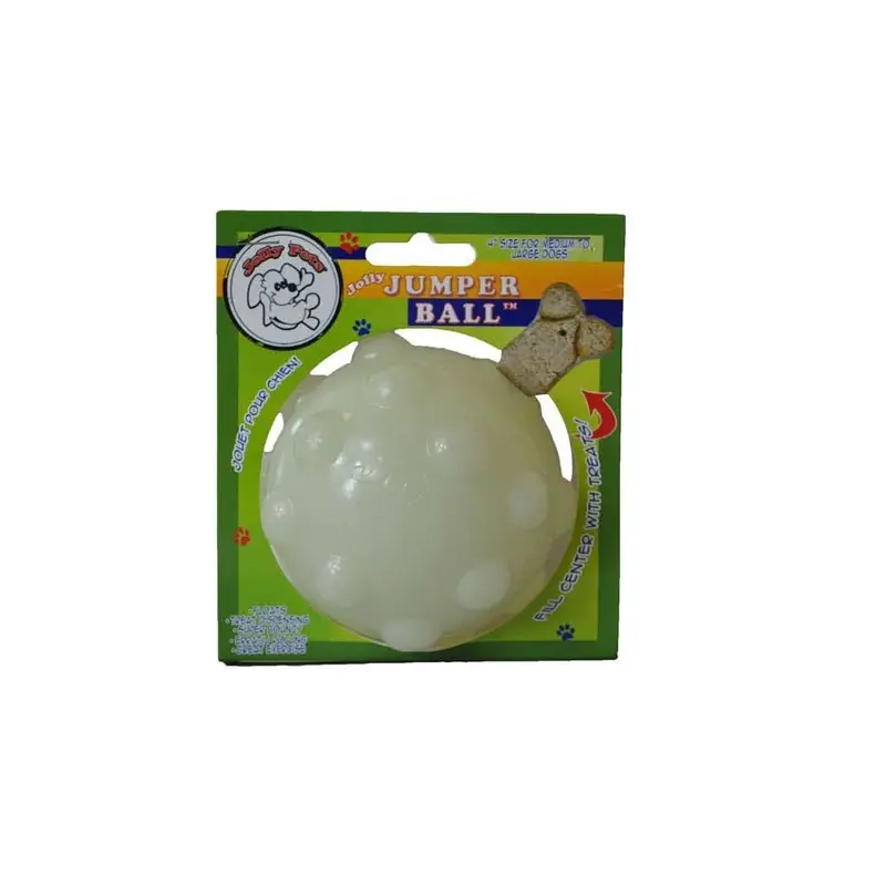 Jolly Pet Jolly Jumper Treat Dispensing Ball Dog Toy Glow-in-the-Dark SM 3in