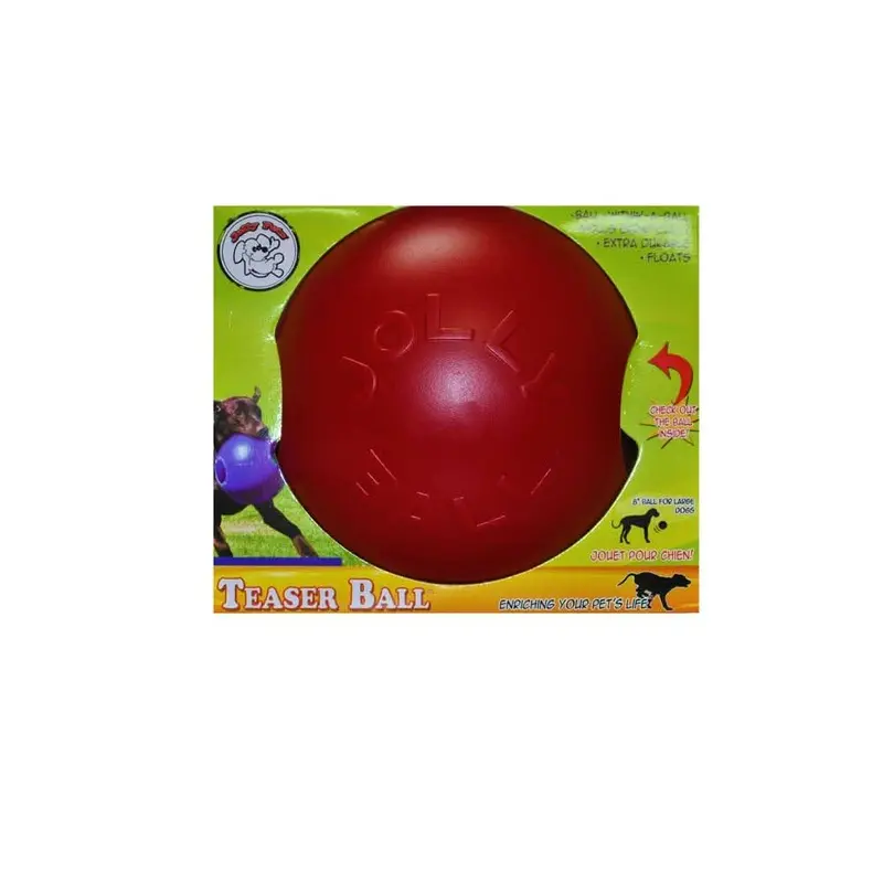 Jolly Pet Teaser Ball Dog Toy Purple LG 8in
