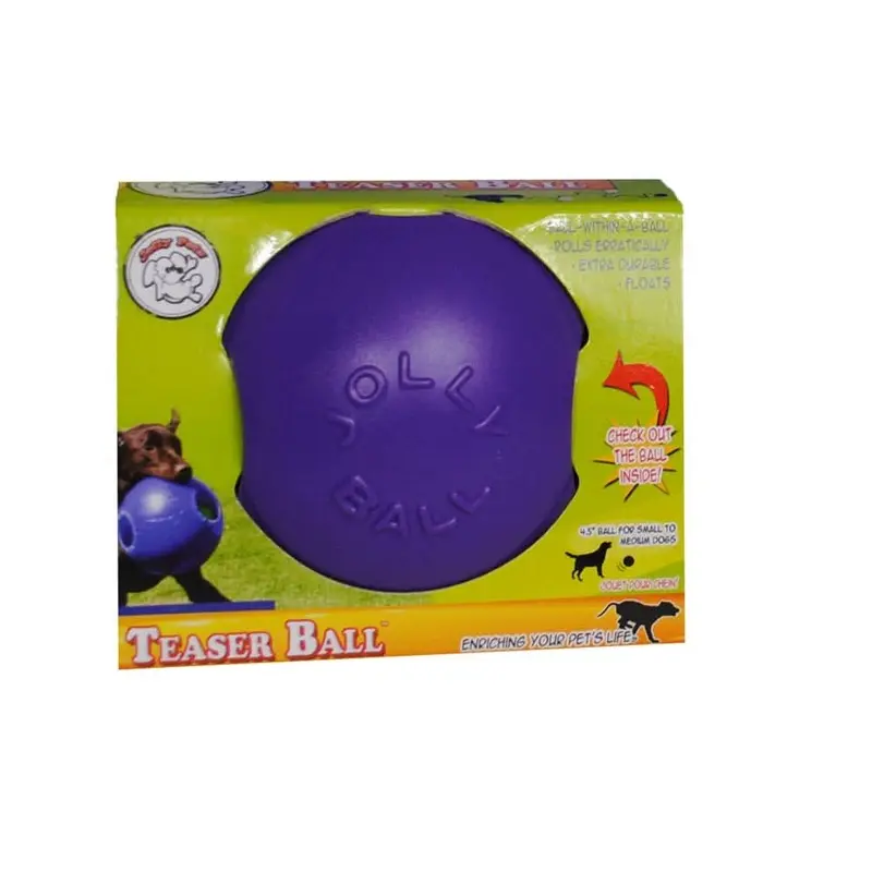 Jolly Pet Teaser Ball Dog Toy Purple XL 10in