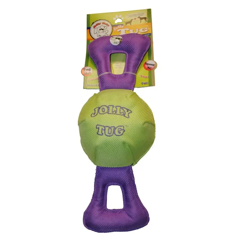 Jolly Pet Jolly Tug Durable Squeaking Dog Toy Assorted LG
