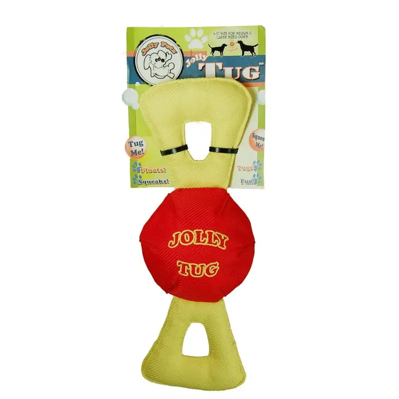 Jolly Pet Jolly Tug Durable Squeaking Dog Toy Assorted MD