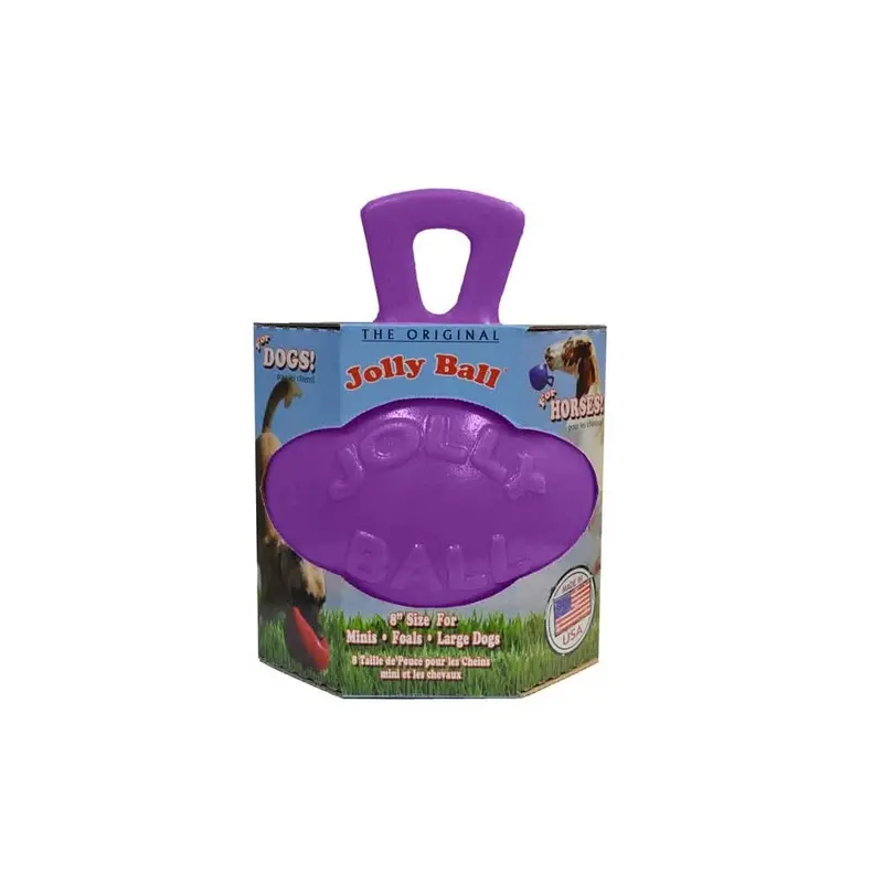 Jolly Pet Tug-n-Toss Dog Toy Purple 8in LG