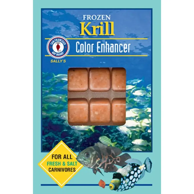 San Francisco Bay Brand Krill Frozen Fish Food 3.5 oz 30 Count