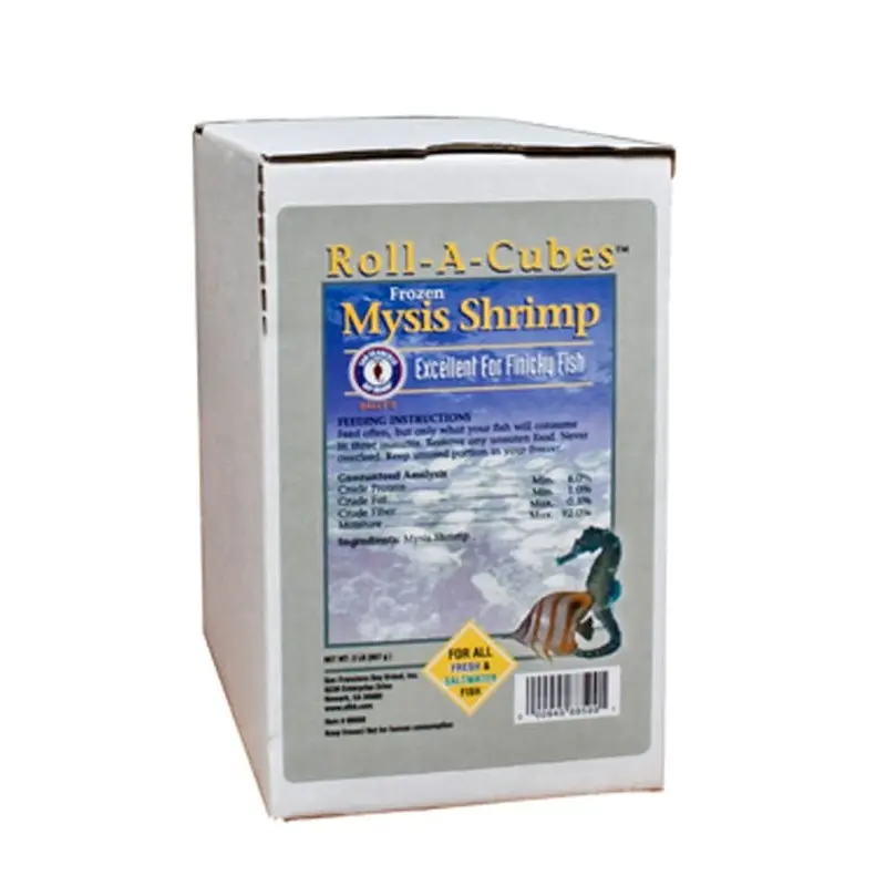 San Francisco Bay Brand Mysis Shrimp Frozen Fish Food 2 lb 216 Count