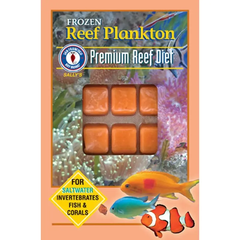 San Francisco Bay Brand Reef Plankton Frozen Fish Food 3.5 oz 30 Count