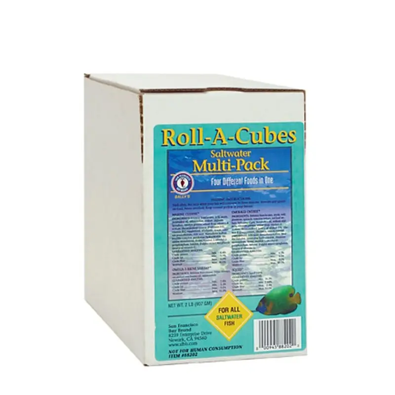 San Francisco Bay Brand Saltwater Multipack Frozen Fish Food 2 lb 216 Count