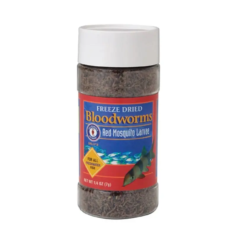 San Francisco Bay Brand Bloodworms Freeze Dried Fish Food 0.25 oz