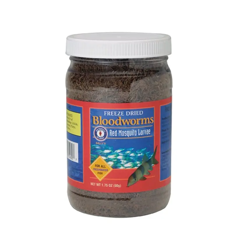 San Francisco Bay Brand Bloodworms Freeze Dried Fish Food 1.75 oz