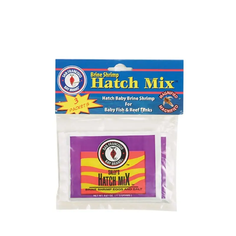 San Francisco Bay Brand Brine Shrimp Hatch Mix Fish Food 0.74 oz 3 Pack