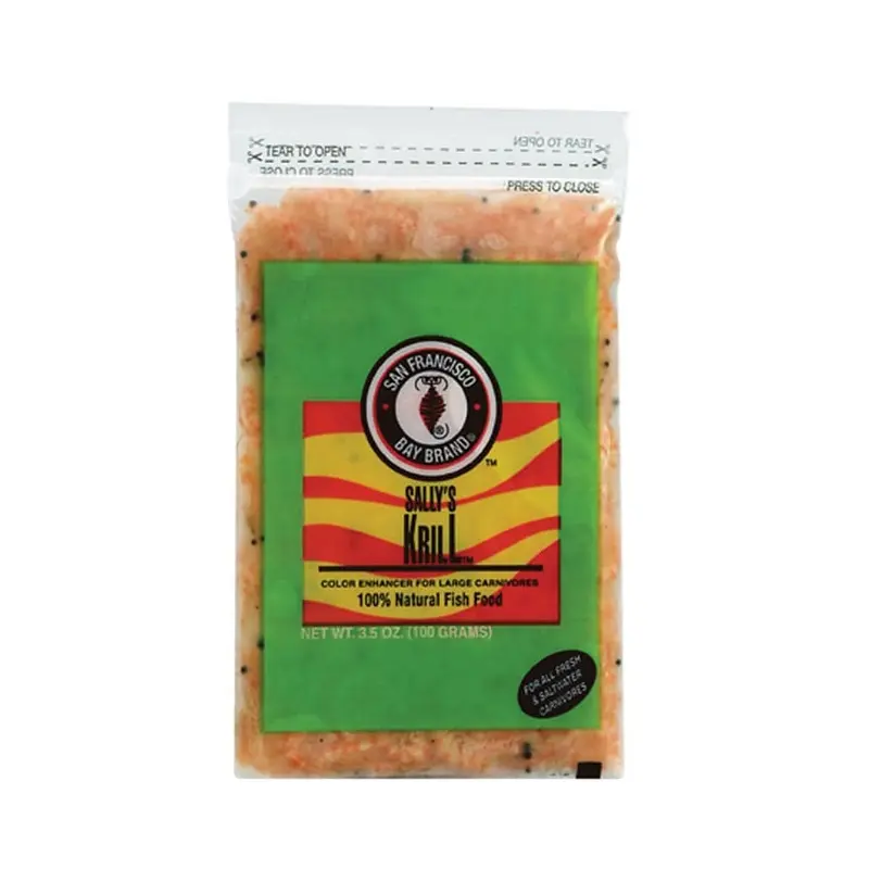 San Francisco Bay Brand Krill Frozen Fish Food 3.5 oz