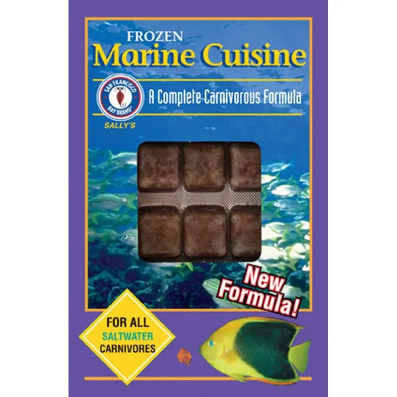 San Francisco Bay Brand Marine Cuisine Frozen Fish Food 3.5 oz 30 Count