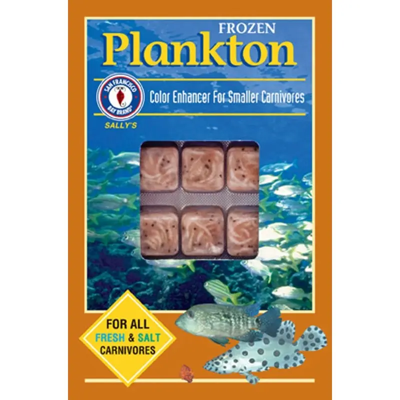 San Francisco Bay Brand Plankton Frozen Fish Food 3.5 oz 30 Count