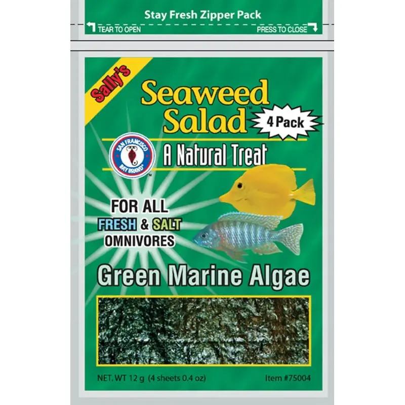 San Francisco Bay Brand Seaweed Salad Fish Food 12 g 4 Count