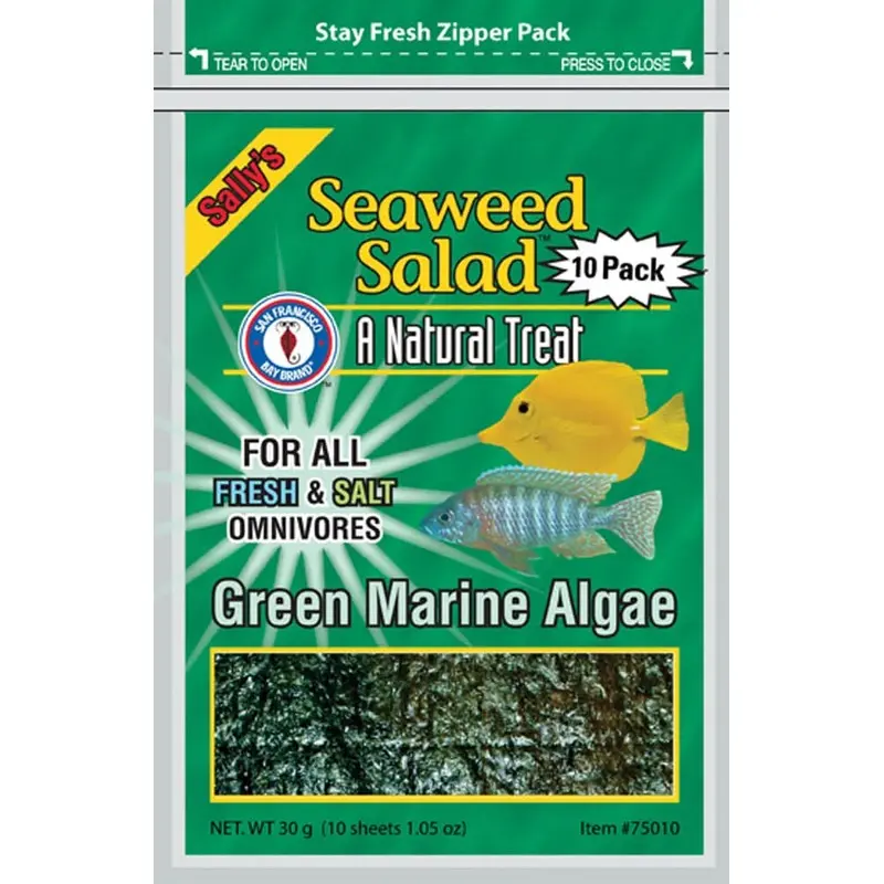 San Francisco Bay Brand Seaweed Salad Fish Food 30 g 10 Count