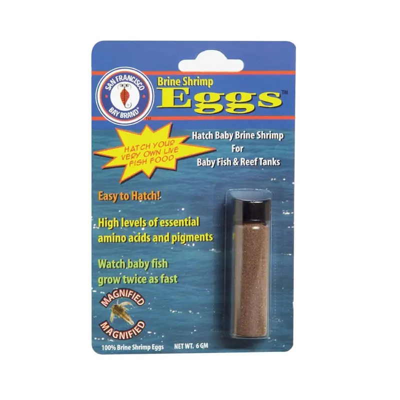 San Francisco Bay Brand Brine Shrimp Eggs Live Fish Food 6 g