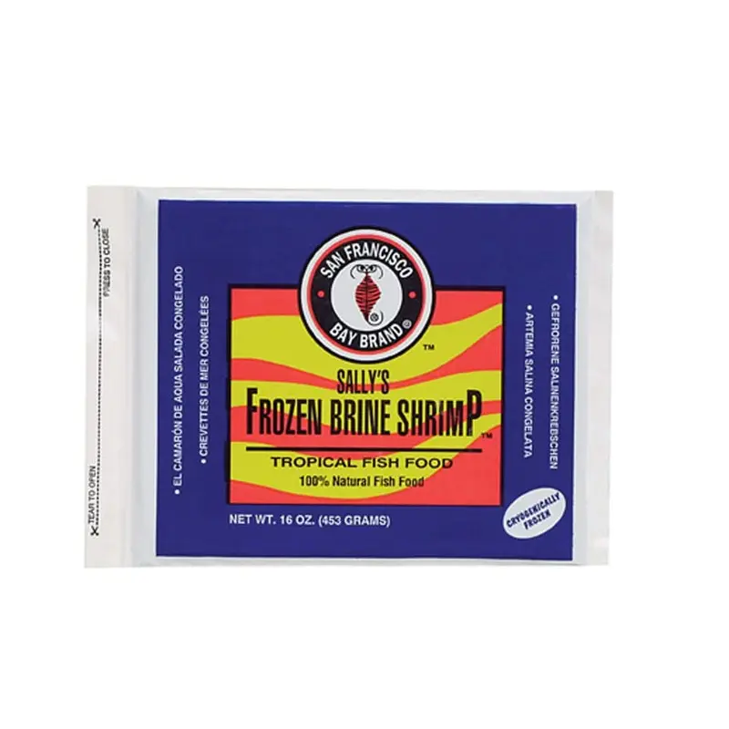 San Francisco Bay Brand Brine Shrimp Frozen Fish Food 16 oz