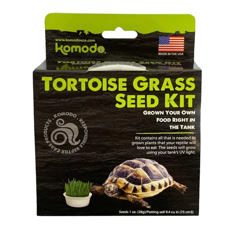 Komodo Grow Your Own Grass Seed Kit for Tortoise 6.5 in
