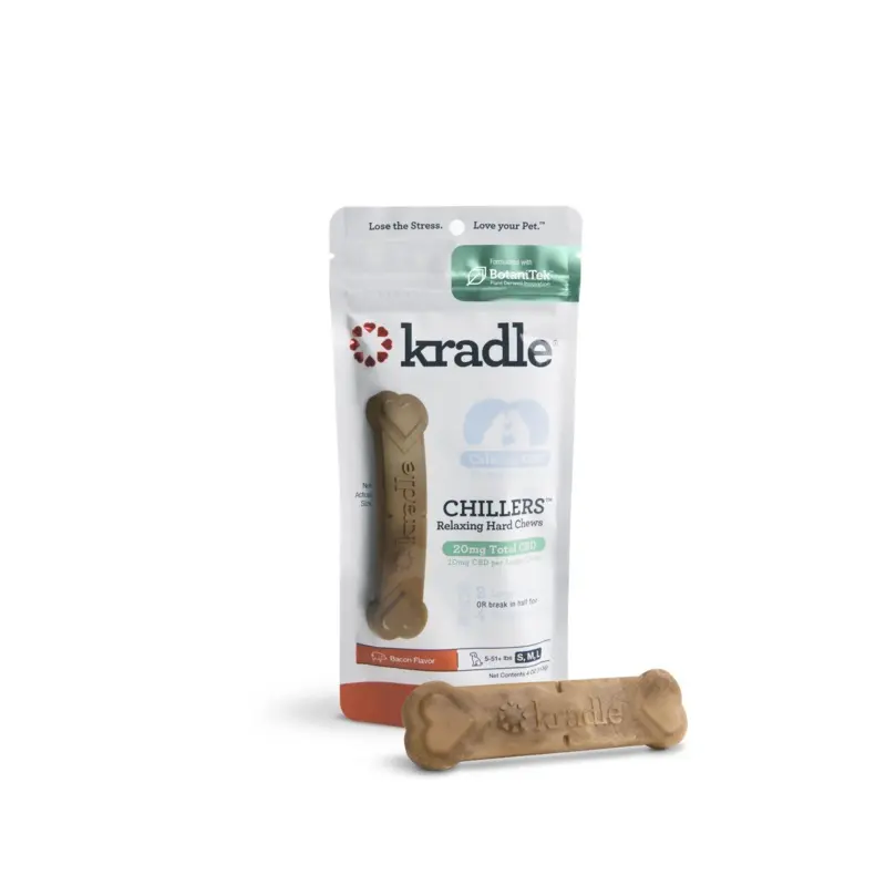 Kradle Chillers Relaxing CBD Hard Chew 10MG Bacon 2CT